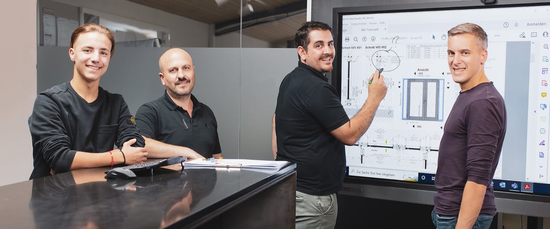 Prjekt Management Team für Brandschutztüren 